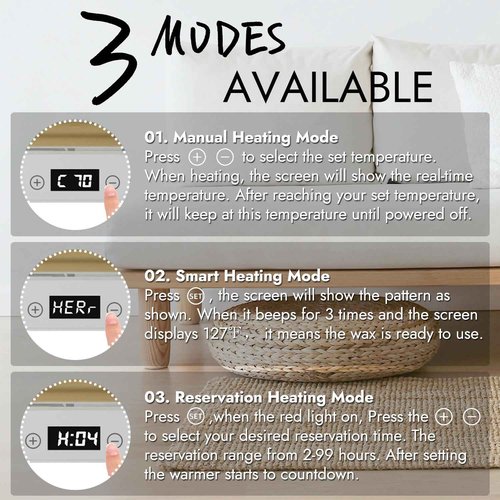 Waxkiss Intelligent Paraffin Wax Machine for Hands & Feet,Paraffin Wax Warmer for Professional Spa (A)