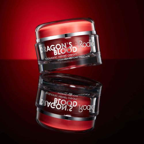 Rodial Dragons Blood Hyaluronic Velvet Cream 1.69fl.oz - Hyaluronic Acid and Hydromanil to Comfort and Replenish Dry Skin - Buttery and Luxurious Cream Texture - Day and Night Care