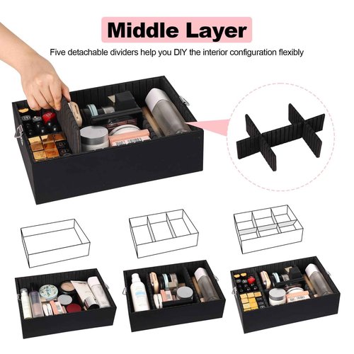 Rolling Makeup Case, Cosmetology Case on Wheels with Large Storage, Durable Design, Ideal Gift for Makeup Artists, Hairstylists, Nail Techs, Portable Beauty Organizer for Travel or Salon Use, Pink