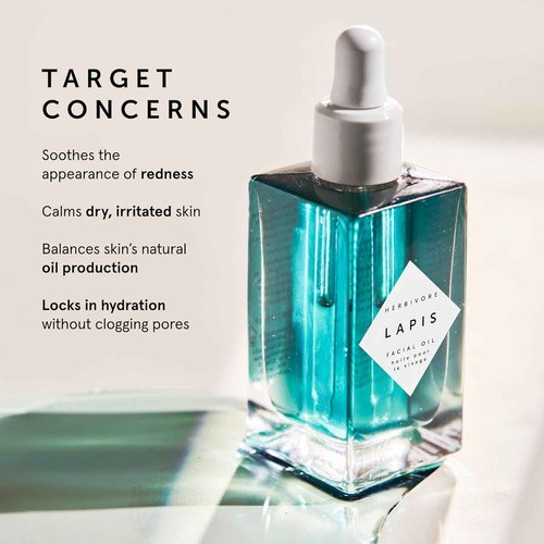 HERBIVORE Hydrating + Balancing Facial Oil Regimen | Skin Care Bundle Including Lapis and Phoenix