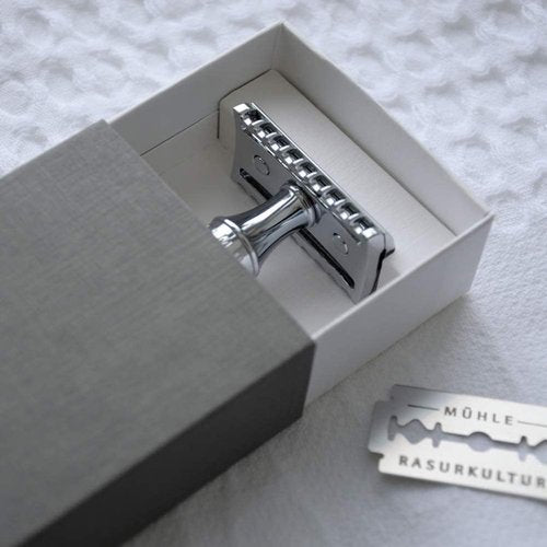 MÜHLE R41 TWIST Safety Shaving Razor - Open Comb Design for Wet Shaving