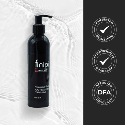 finipil Cream for Ingrown Hair for Mens After Shave 8 Fl oz, clear