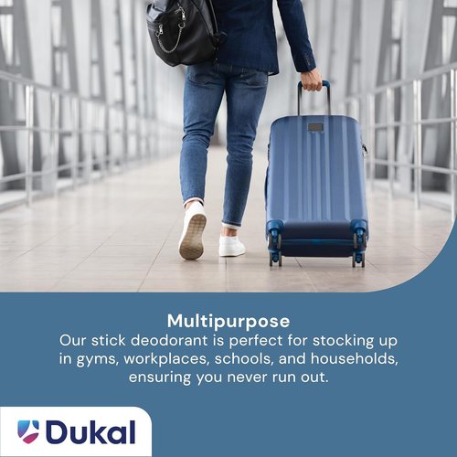 Dukal DawnMist Stick Deodorant, 0.5 oz – Clear, 1 Box (144 Sticks/Box, Pack of 144) – Long-Lasting Freshness for Daily Use