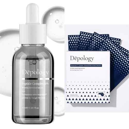 Depology Peptide Complex 10% Wrinkle Defense, Deepcare+ Serum-Infused Micro Dart Patche
