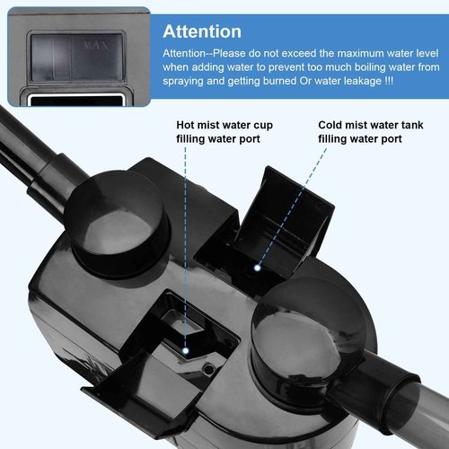 FLOLXNB Professional Facial Steamer, 2 in 1 Facial Steamer, Esthetician Steamer with Hot&Cold Nozzle,Digital Face Steamer for Home Beauty Salon Spa