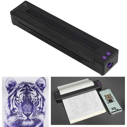 Usiriy Tattoo Stencil Printer Portable Tattoo Stencil Transfer Machine Copier Thermal Tattoo Copier Machine Mini Tattoo Printer