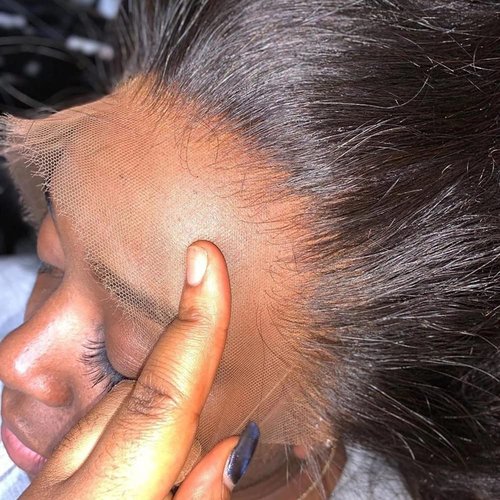 EEUELU 5x5 HD Lace closure 15A Straight Lace Closure Ultra-Thin and Ultra-Clear HD Lace Closure with Raw Indian Hair Bundles 14 Inch 'Boutique's Quality-Half The Price'