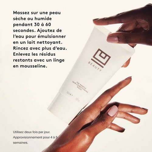 U Beauty The MANTLE Skin Conditioning Wash - Hydrating Facial Cleanser & Makeup Remover with Vitamin C + E, Fruit AHAs, and Hyaluronic Acid for Clean, Refreshed and Hydrated-Looking Skin - 5.0 fl oz