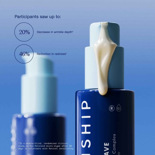Kinship Dream Wave 2% Bio-Retinoid Overnight Ultra Hydrating Serum for Face | Retinol for Sensitive Skin | Anti Aging Niacinamide + Tranexamic Acid | Smooth Wrinkles | Redness Reducing Skin Care 1 Oz