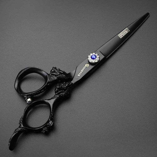 6 inch Hairdressing Scissors Set Barber Shop Hair Beauty Shears Styling Tools (Scissors set)
