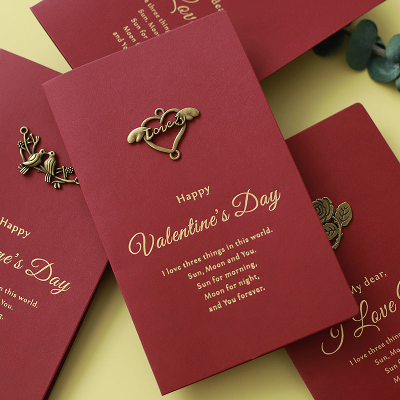 Gilding Paper Thank You Card Set - Vintage Metal DIY Invitation Cards