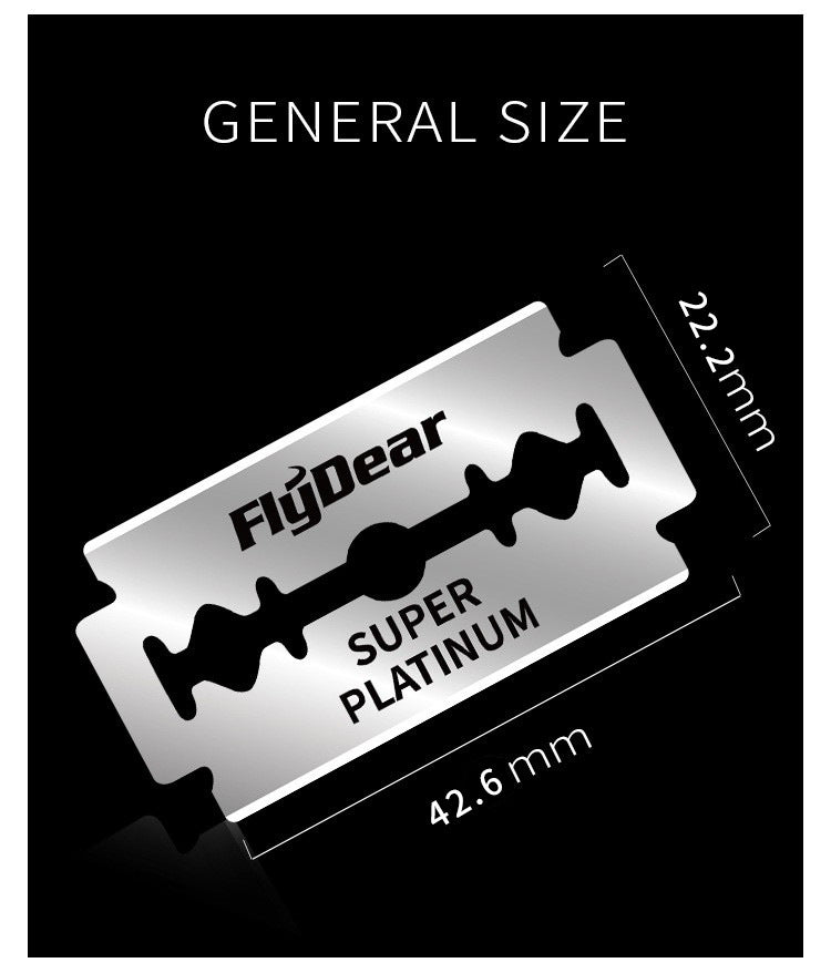 Stainless Steel Double Blade Razor - 100 Pieces