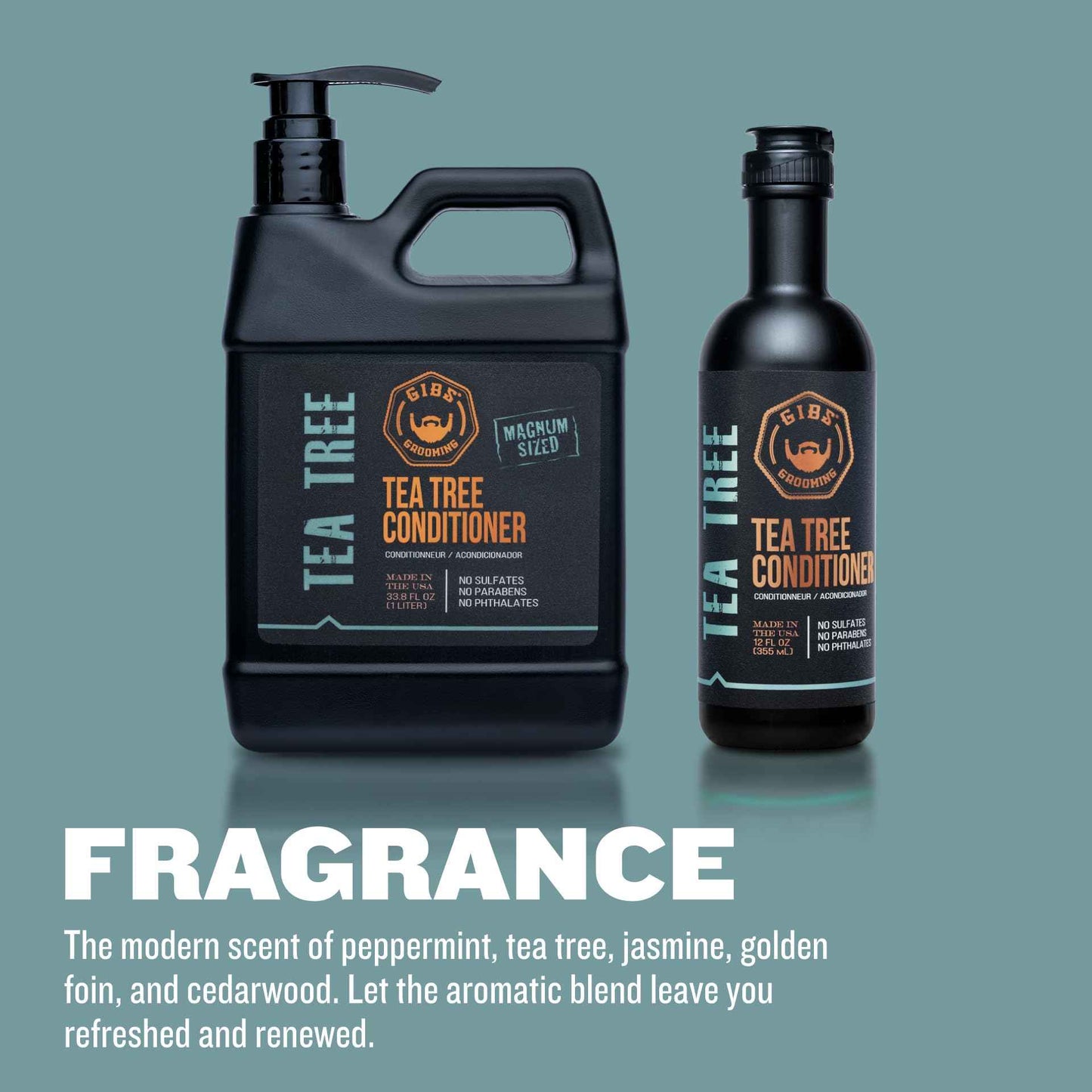 GIBS Tea Tree Liter Set - Shampoo and Conditioner