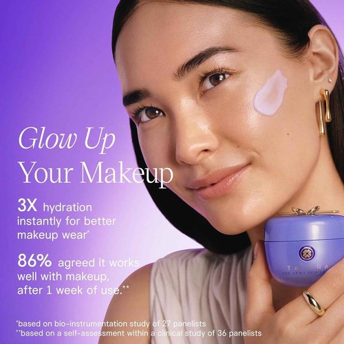 TATCHA The Dewy Skin Cream, Jumbo | Rich Line-Plumping Moisturizer - Hydrate, Plump, and Protect Dry Skin | 75 ml / 2.54 fl. oz.