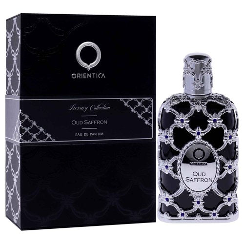 Orientica Luxury Collection Oud Saffron Eau De Parfum - Oriental, Vanilla, Saffron, Woody, Patchouli, Musk, Agar Wood - Arabic Perfume for Men & Women - 5 oz / 150ml