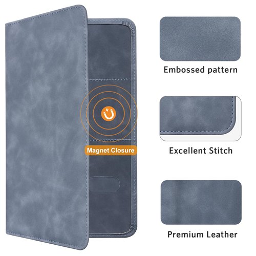 CoBak Car Registration and Insurance Holder - Vehicle Glove Box Car Organizer,Auto Truck Comparment Accessories Case with Magnetic Closure for Driver License,Cards