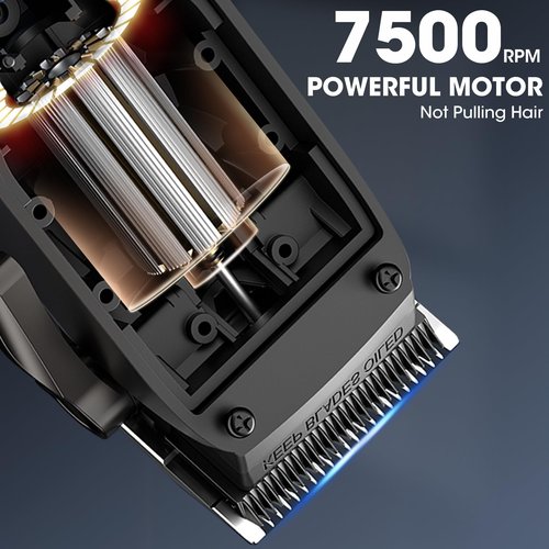 Karrte Professional Hair Clippers and Trimmer Set, 3 in 1 Hair Clippers for Men, Pro Clipper, T-Shaper Trimmer & Foil Shaver, Cordless Clippers and Grooming Set, Hair Cutting Kit for Gift