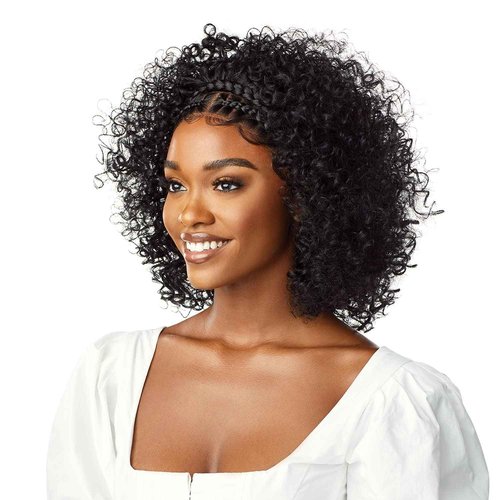 Outre Pre-Styled Synthetic HD 13X2 Lace Frontal Wig - HALO STITCH BRAID 14" (DR2/GDNAM)