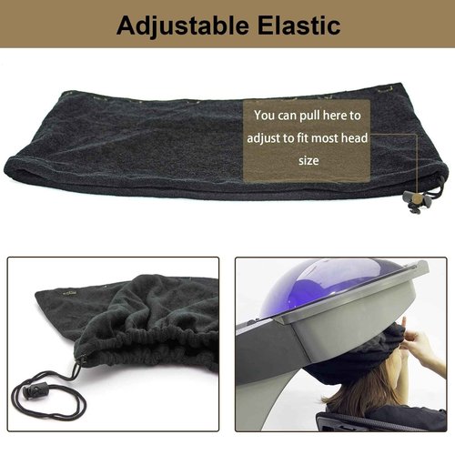 Elitzia Hair Care - 5pcs Per Set Cotton Hood ET1408D Spare Part Accessory for Deep Care Hair Steamer, Skin-Friendly, Good Heat Retention and Sealing