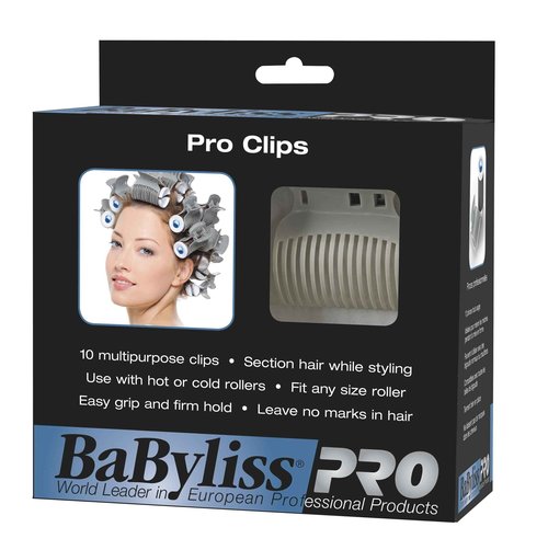 BabylissPRO Nano Titanium Professional 12 Count Jumbo Hot Rollers and 10 Clips Bundles