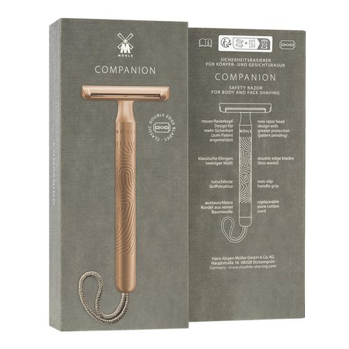 MÜHLE COMPANION Unisex Safety Razor, Rosegold