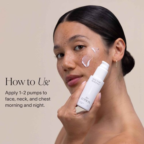 Doctor Rogers Face Lotion. Unscented Moisturizing Lotion for Sensitive Skin. Lightweight Hydration. Moisturize & Strengthen Skin, Fragrance & Paraben Free 1.7 Ounce (50ml)