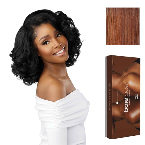 Sensationnel Bare Lace 13X6 Wigs - Unit 19 Lacefrontal Glueless Synthetic 180 Degree Preplucked Hairline (FLAMBOYAGEAUBURN)