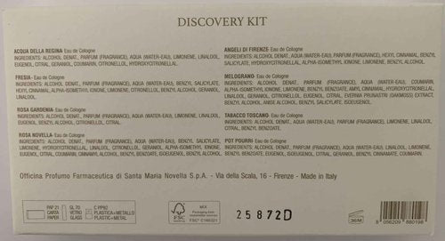 Santa Maria Novella Fragrance Discovery Kit with 8 Different 2ml Spray Vials