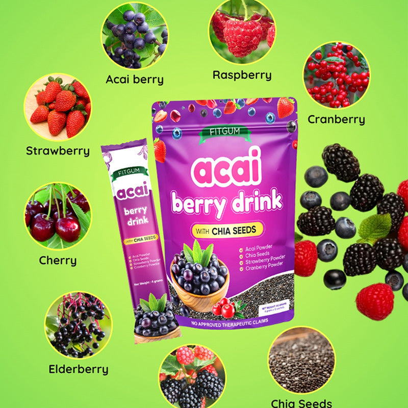 Cranberry Raspberry Powder - 4g Sachets (10-Pack)