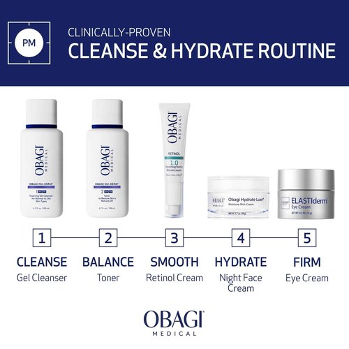 Obagi Nu-Derm Foaming Gel – Gel-Based Cleanser for Normal to Oily & Sensitive Skin – Two Pack, 2 * 6.7 oz