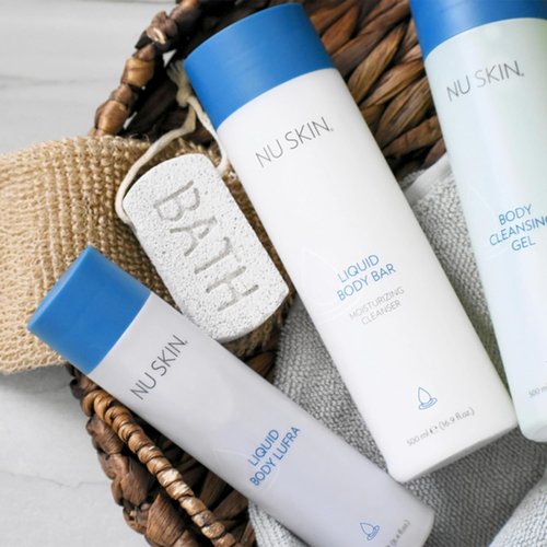 Nu Skin Liquid Body Bar | Moisturizing Cleanser for Soft, Refreshed Skin | Gentle Body Wash with Light, Invigorating Fragrance | 16.9 oz | 2 Pack