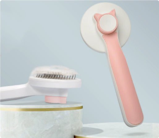 Pet Cat Comb for Grooming - Hair Remover & Detangler in Multiple Colors