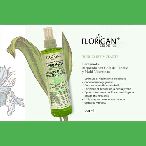 Hair Growth Tonic Bergamota 250ml. Florigan