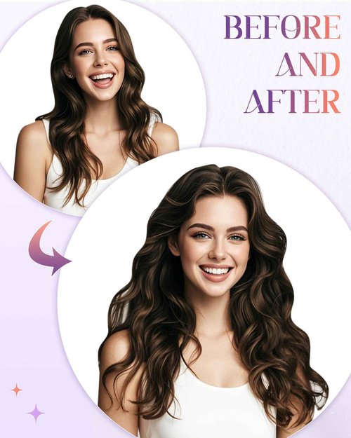 LaaVoo Human Hair Weft Extensions Ombre 18 Inch Sew in Hair Extensions Real Human Hair Wefts Hair Extensions Human Hair Balayage Brown to Blonde 100g