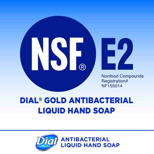 Dial Professional Gold Antibacterial Liquid Hand Soap, 16 OZ Pump Bottle (Pack of 12)