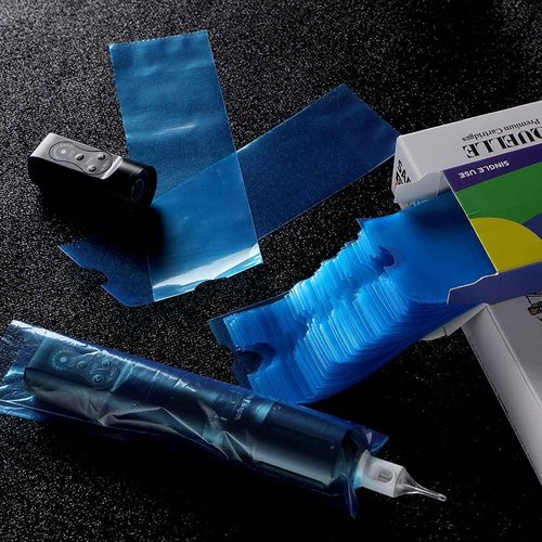 HAWINK Rotary Wireless Tattoo Machine Pen Kit Coreless Motor with 900mAh Two Battery 3 Boxes Cartridges 2 Stroke Cam CNC-M-WE-EN05CKIT