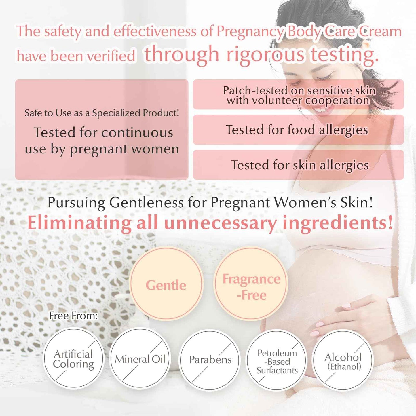 Mama&Kids Natural Mark Cream 16.58 oz (470g), Stretch Mark Cream For Pregnancy, A moisture-rich cream, Pregnancy Skin Care