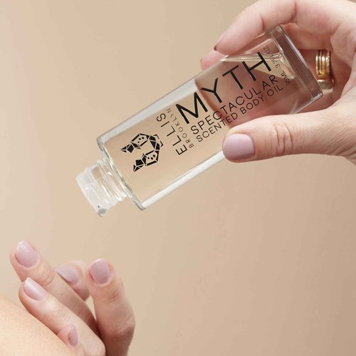 Ellis Brooklyn Myth Body Oil - Scented Body Oils for Women, Fragrance Body Oil for Women, Bergamot & Jasmine, Cedarwood Musk Oil, 3.2 Fl Oz