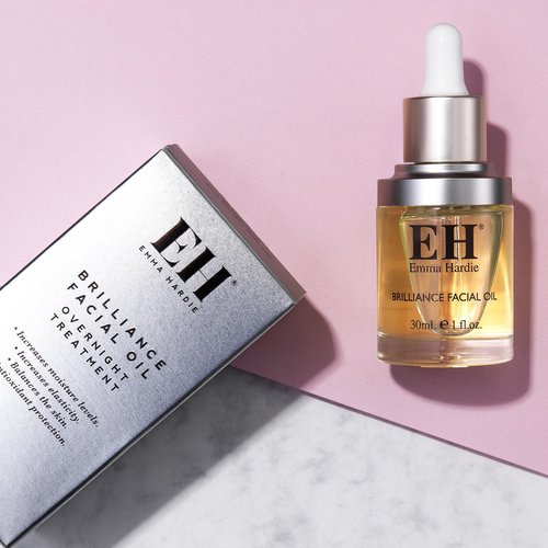 Emma Hardie 30ml Brilliance Facial Oil with Botanical Extract Blend, Use to Hydrate & Revitalise Skin, Promote Glow & Youthful Look & Reduce Wrinkles, Suitable for Sensitive Skin, Vegan & Cruelty Free