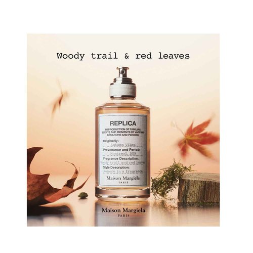 Maison Margiela - Replica - Autumn Vibes Eau de Toilette - Woody & Earthy Fragrance - With Cedarwood & Cardamom - 1.0 Fl Oz