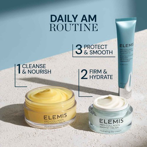 Elemis Pro-Collagen Skin Protection Fluid SPF 50 | Hydrating Face Sunscreen | Lightweight & Fast-Absorbing | 40ml