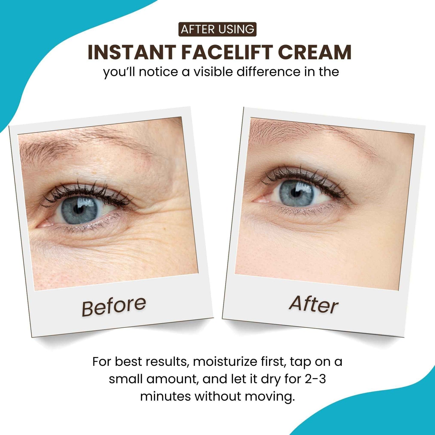 Instantly Ageless Facelift in A Box - Instant Eye Bag Remover Puffiness -1 Box of 25 Vials - Instant Under Eye Bags Remover - Wrinkle Tightener - Instant Wrinkle Remover for Face Instant Lift