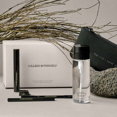 COLLEEN ROTHSCHILD The Eyes Have it Collection | 5-Pc Set | Eye Makeup Essentials | Mascara, Liquid Liner, Pencil Line & Micellar Cleansing Water (5 Count)