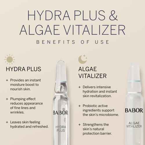 BABOR Hydra Plus & Algae Vitalizer Ampoule Concentrate Bundle