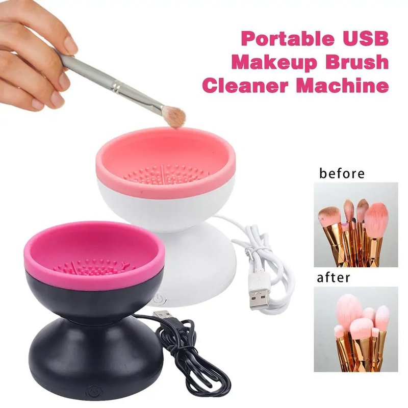 Electric Makeup Brush Cleaner Machine - Portable USB