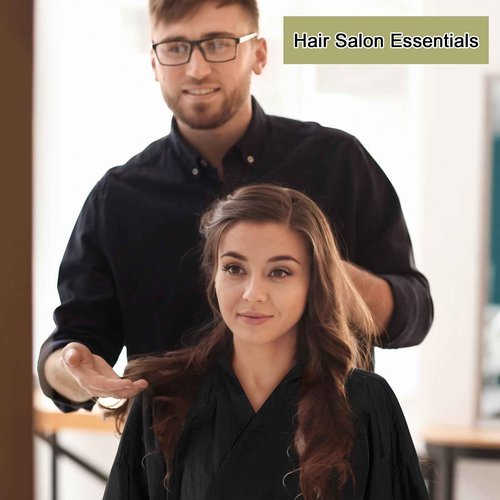 Toulite 20 Pcs Salon Robes black Salon Smocks for Clients Hair Client Gown Cape for Men Women(Classic)