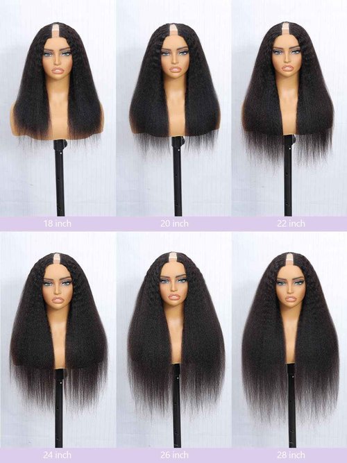 DMKEEP U Part Human Hair Wig 12A Upgraded Glueless Wigs Human Hair Straight U Part Wig Human Hair Wigs for Women 16 Inch