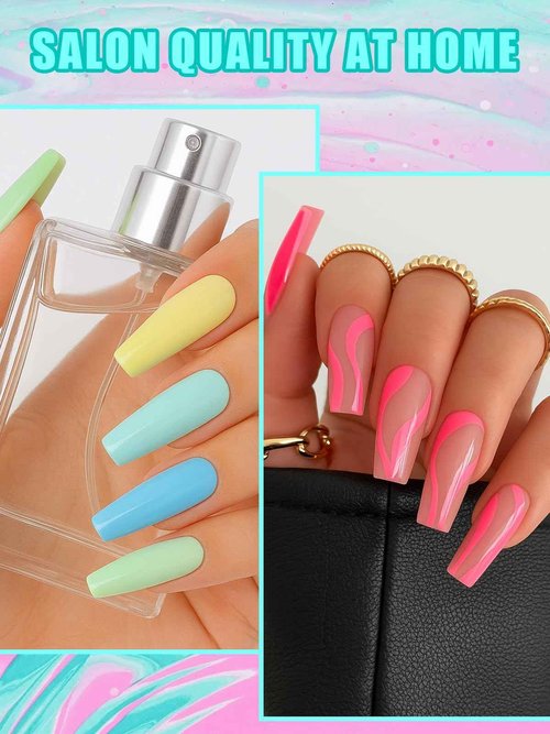 50 Color Dip Powder Nail Kit with Electric Nail Drill Base & Top Coat/Activator Liquid Nail Art Manicure Salon DIY for Daily at Home Party Gifts for Women