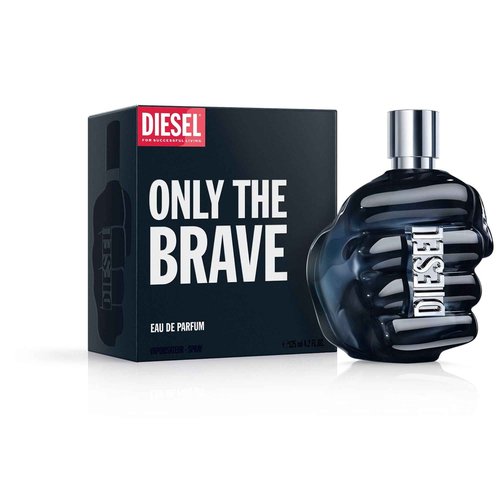 DIESEL Only The Brave - Eau de Parfum Cologne for Men - Woody Leathery - With Notes of Mandarin, Clary Sage & Warm Suede Leather 4.2 Fl.Oz.