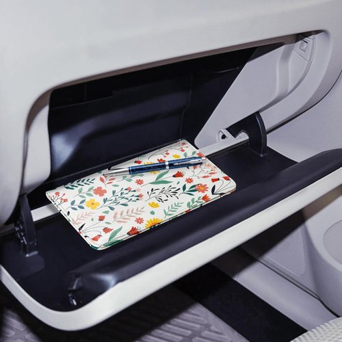 CoBak Car Registration and Insurance Holder - Vehicle Glove Box Car Organizer,Auto Truck Comparment Accessories Case with Magnetic Closure for Driver License,Cards